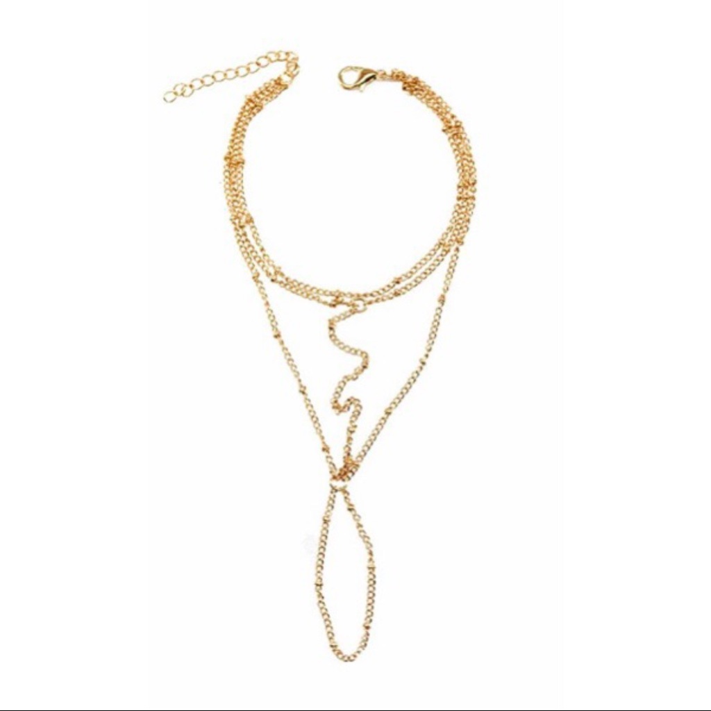 Hand Bracelet Hand Chain Ring Bracelet